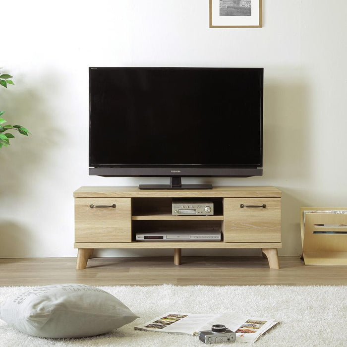 テレビボード 幅105cm 木目調 ハイグロス 北欧