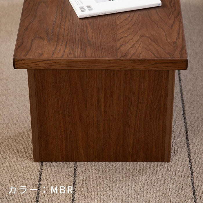 ローテーブル 幅100cm 収納棚付き 木目調 北欧