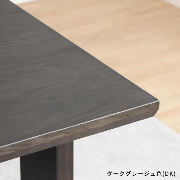ダイニングテーブル 2人 4人 幅120cm 突板 T字脚 北欧