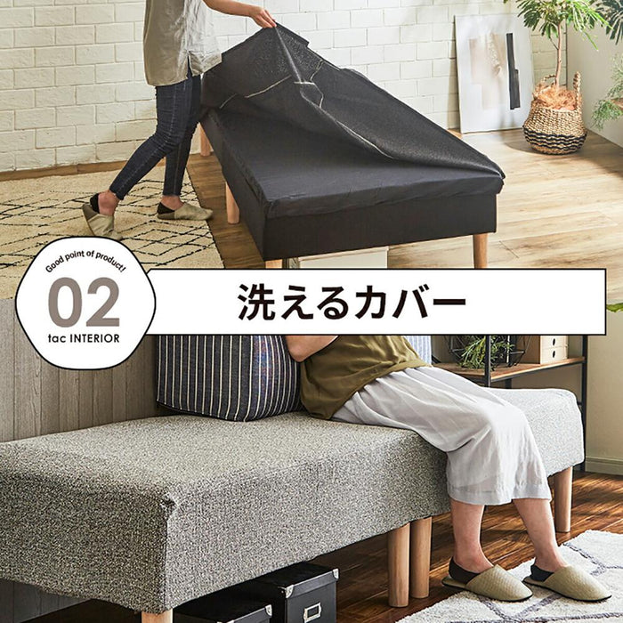 マットレス SS 幅80cmセミシングル 脚付き 分割 一体型 ベッド