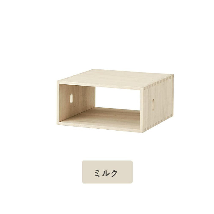ラック 幅40cm 桐 無垢材 1段 桐シリーズ