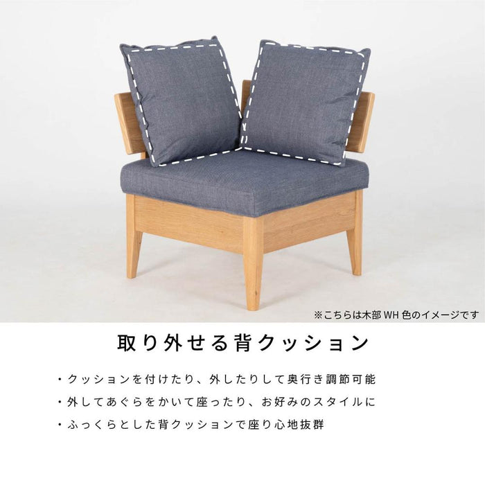 ダイニングチェア 幅68cm コーナーチェア 突板 ファブリック 北欧