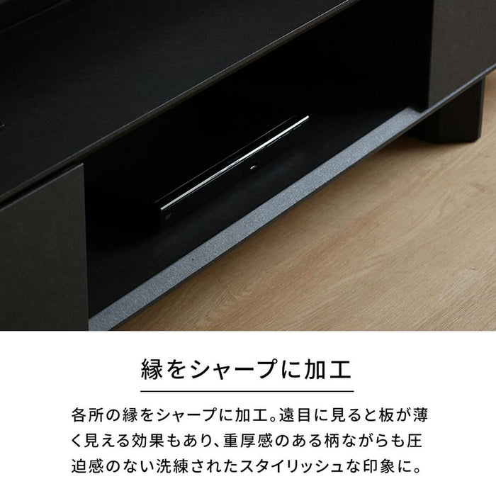 テレビボード 幅160cm セラミック調 モダン 塩ビシート cairom