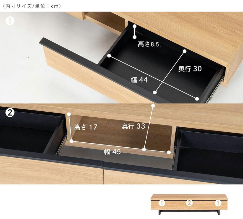 テレビボード 幅150cm フロート調 高級感 モダン 塩ビシート