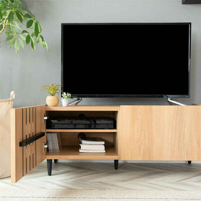 テレビボード 幅110cm オーク調 北欧 コンパクト