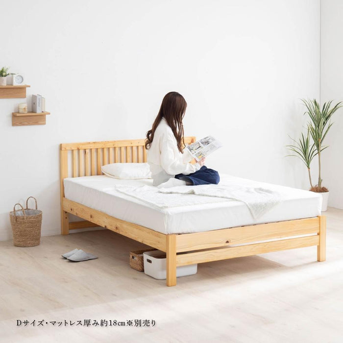 ベッドフレーム 幅100 120 140cm すのこベッド 国産ひのき パイン無垢材