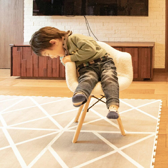 ダイニングチェア 1脚 キッズ イームズチェア 北欧 アーム もこもこ カフェ