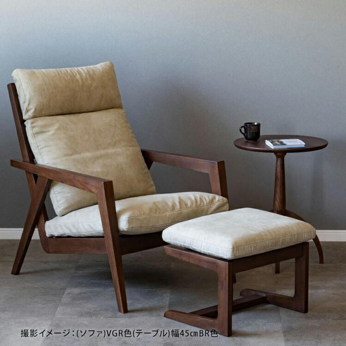 パーソナルチェア 幅72cm レッドオーク 無垢材 レザー調 ファブリック 高級