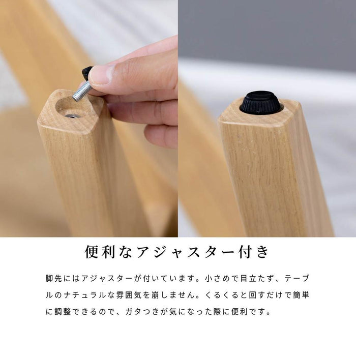 ダイニングセット 4人 北欧 回転チェア 120cm 5点セット 丸型 オーク PVC