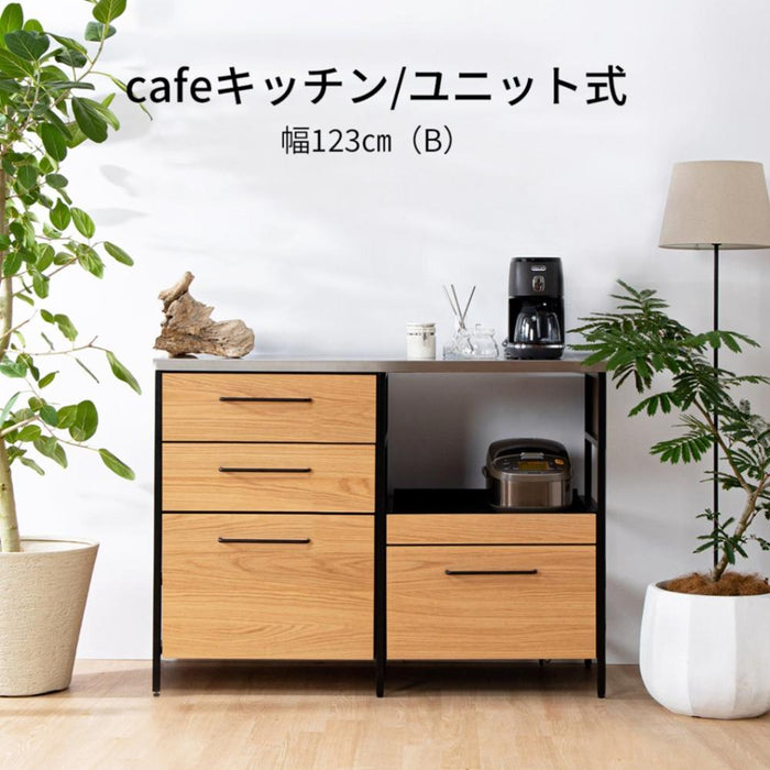 キッチンカウンター ハイタイプ 120cm ステンレス レンジボード カフェ