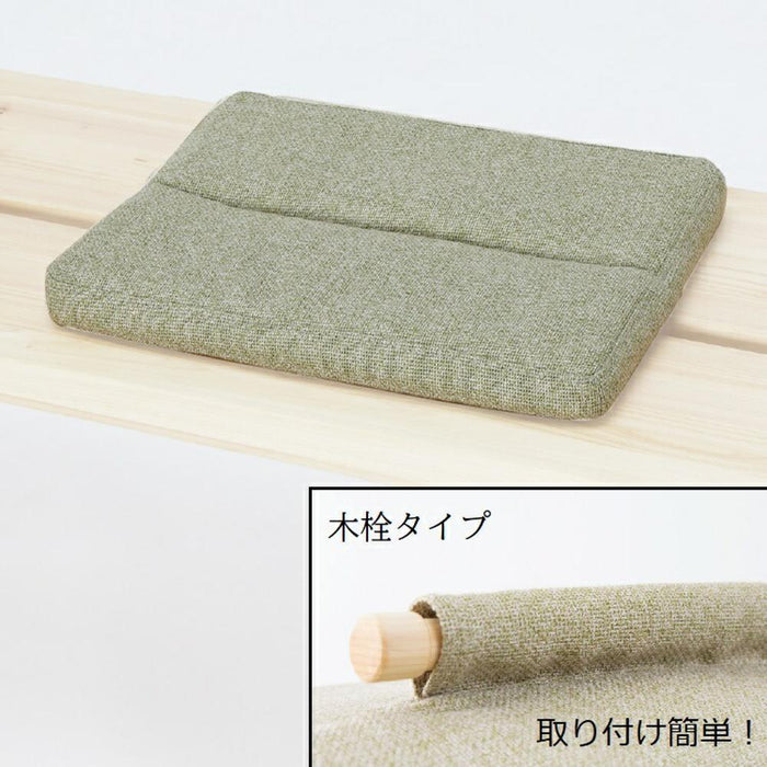 【専用クッション 】 ダイニングベンチ ひのき ファブリック クッション 和室 無垢 ヒノキ 和
