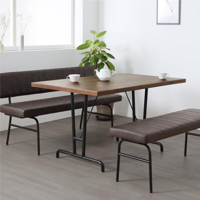 ダイニングテーブル 4人 北欧 カフェ ウォールナット 120cm