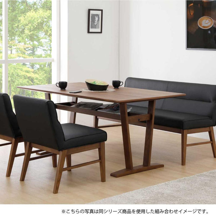 ダイニングチェア 2脚セット ダイニング 50cm PVC レザー 無垢材 クッション