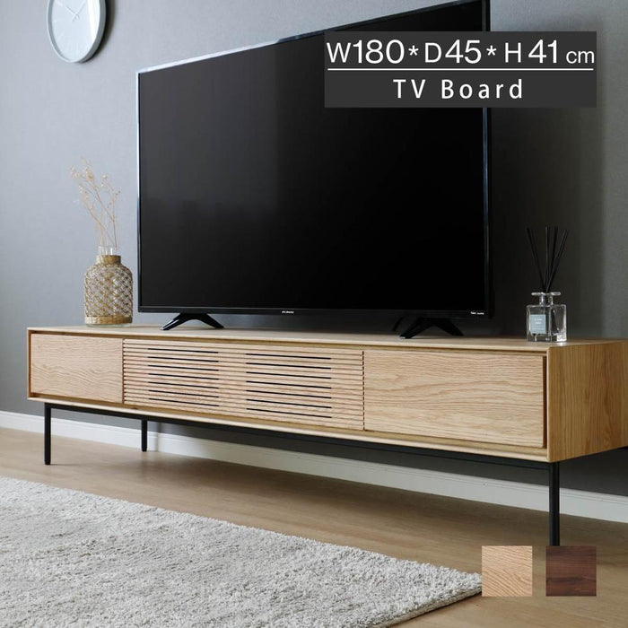 テレビボード 180cm ローボード ビンテージ 北欧 オーク ウォールナット テレビ台