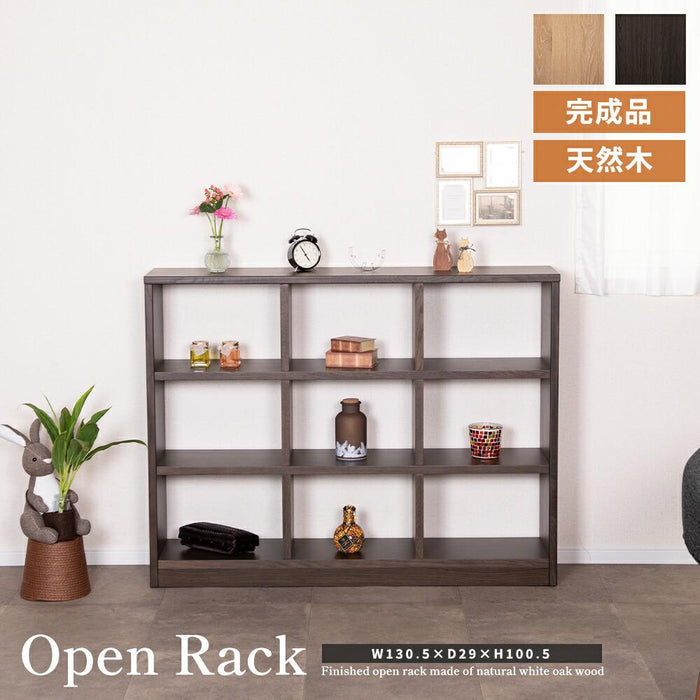 オープンラック シェルフ 130cm 収納棚 北欧 収納 ラック 棚 3段 4段 3列 ravi