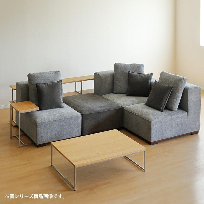 センターテーブル ローテーブル 正方形 95cm  ステンレス 脚 テーブル オーク ウォールナット 北欧