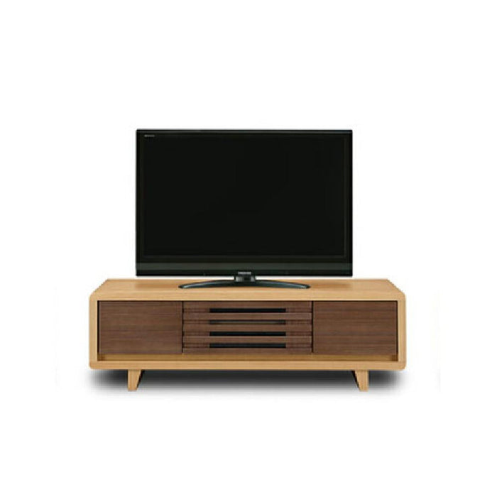 テレビボード ローボード 北欧 120cm テレビ台 ウォールナット タモ材 角丸
