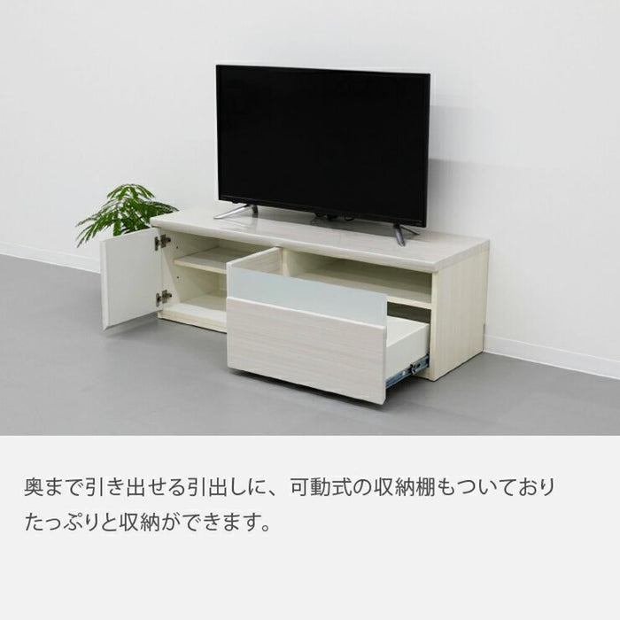 テレビボード ロータイプ 120cm テレビ台 台 ローボード 収納    ハイグロス 鏡面