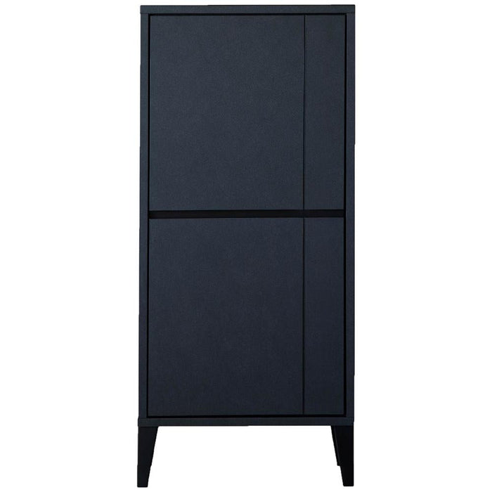 マルチラック キャビネット ワードローブ 55cm 洋服 収納 セラミック調 オーク調 ウォールナット調  高級感 北欧