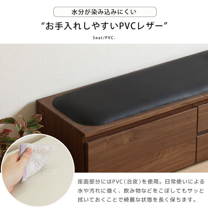 収納 ベンチ 120幅 完成品 白 玄関 リビング 寝室 子供 介護 収納 ボックス おもちゃ ベンチ チェスト スリム 北欧 おしゃれ 3段 引き出し 木製 たんす 新生活 送料無料
