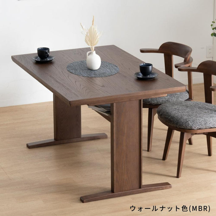 ダイニングテーブル 120幅 長方形 おしゃれ 北欧 テーブル リビング ホワイト 茶 ブラウン 木目 白木目 北欧 カフェ 木製 小物 収納 リビング 高さ 70 cm オーク ウォールナット 送料無料
