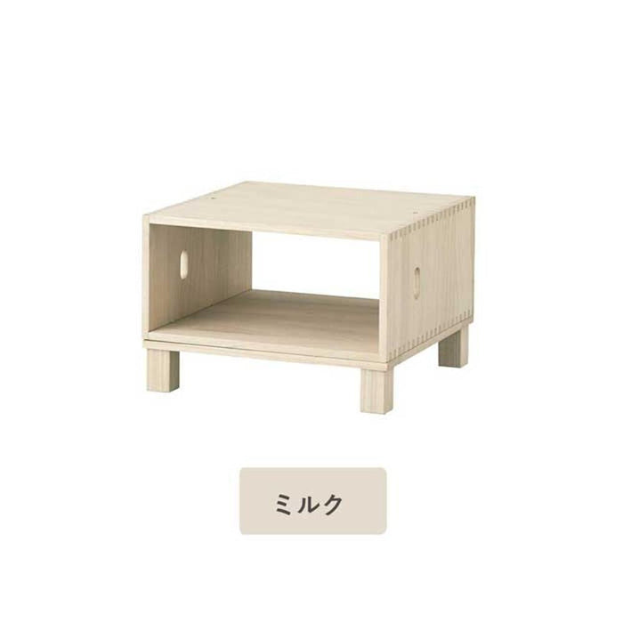 ラック 幅40cm 脚付き 桐 無垢材 1段 桐シリーズ