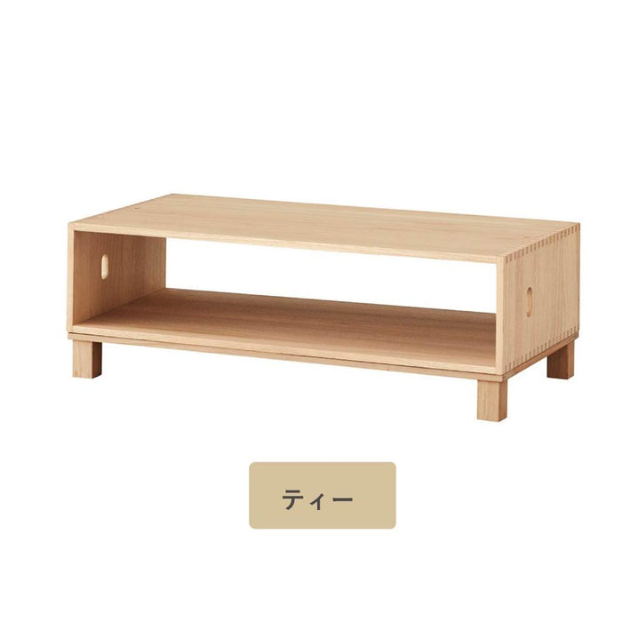 ラック 幅80cm 脚付き 桐 無垢材 1段 桐シリーズ
