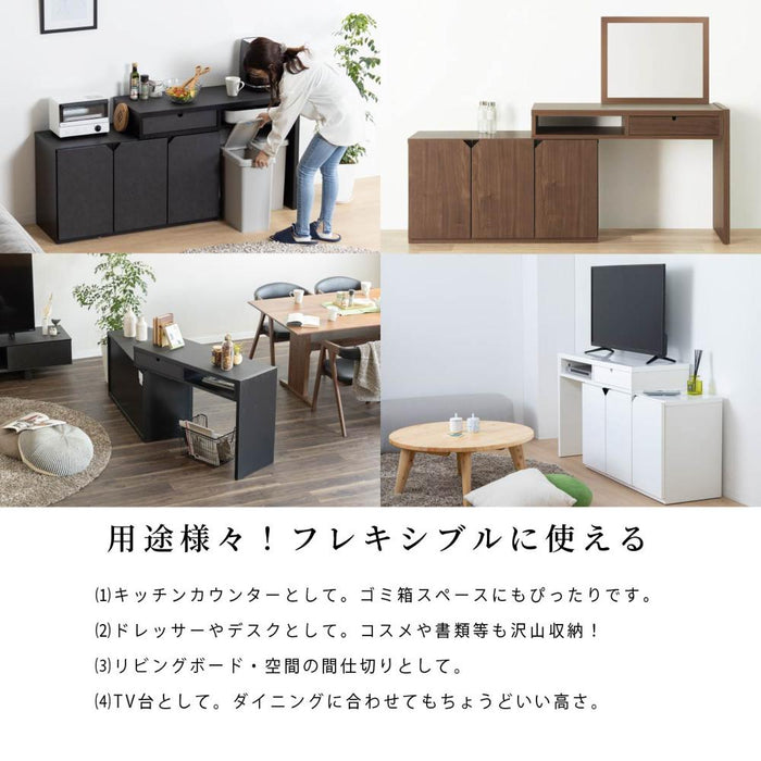 パソコンデスク 100cm 折りたたみ 伸長 伸縮 白 ホワイト 黒 ブラック 茶 ブラウン コーナー シンプル 引き出し 半完成品 一人暮らし 新生活 在宅 リモート 送料無料