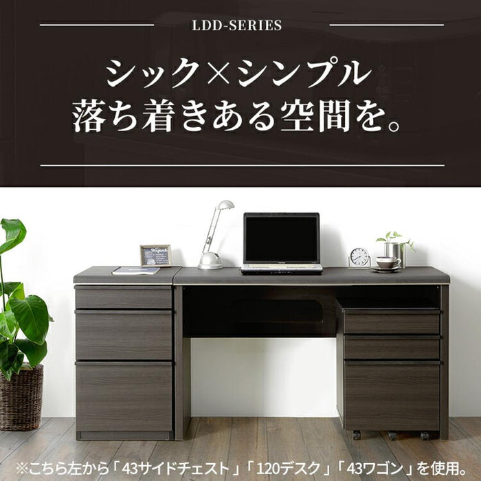ワゴン デスクワゴン 3段 キャスター付き 幅43cm サイドワゴン チェスト 収納 引き出し A4ファイル 書斎 机 学習 コンパクト おしゃれ シンプル 黒 新生活 北欧 リビング テレワーク 在宅 リモート 一年保証 オフィス 送料無料