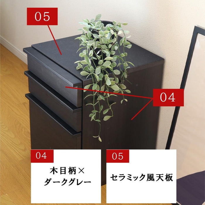 ワゴン デスクワゴン 3段 キャスター付き 幅43cm サイドワゴン チェスト 収納 引き出し A4ファイル 書斎 机 学習 コンパクト おしゃれ シンプル 黒 新生活 北欧 リビング テレワーク 在宅 リモート 一年保証 オフィス 送料無料