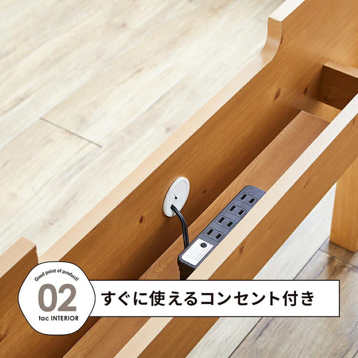 デスク パソコンデスク 幅120cm 奥行60cm シンプル 木製 桧 ヒノキ リビング 学習 勉強 子供 大人 コンセント付き オイル塗装 PC おしゃれ テレワーク 在宅 リモートワーク 在宅勤務 在宅ワーク 一年保証 オフィス 送料無料