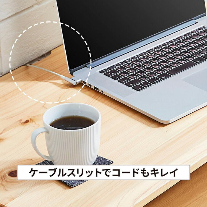 デスク ロータイプ パソコンデスク 学習 幅 80 cm シンプル 木製 桧 ヒノキ キーボードテーブル スライド 省スペース 低め リモートワーク テレワーク 在宅勤務 オフィス キーボードスライダー 送料無料