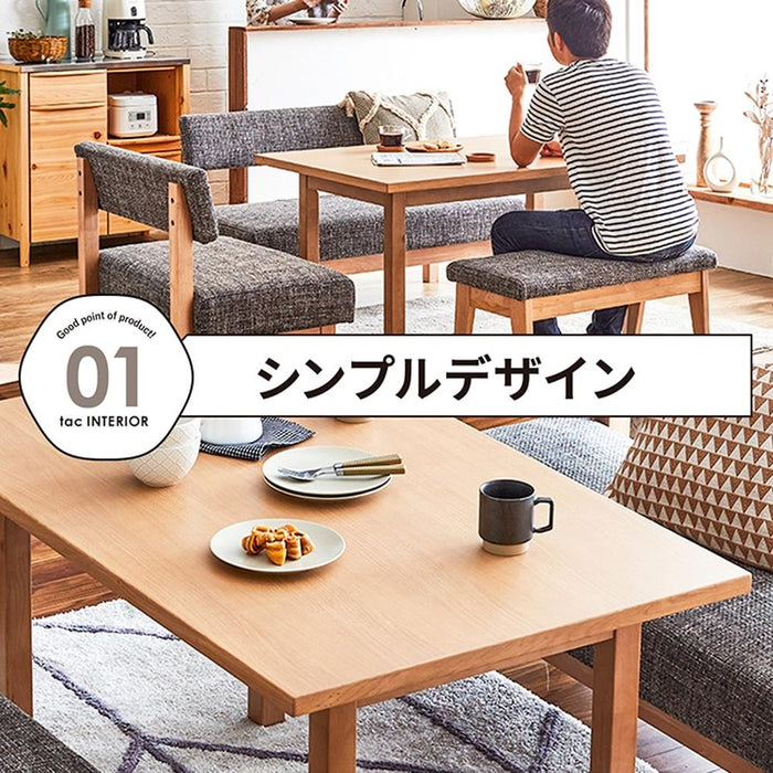 ダイニングテーブル 120幅 長方形 おしゃれ 北欧 テーブル 単品 リビング ホワイト オーク ベージュ 木目 天然木 突板 北欧 カフェ 木製 LD コンパクト 四人用 4人用 高さ 65 cm