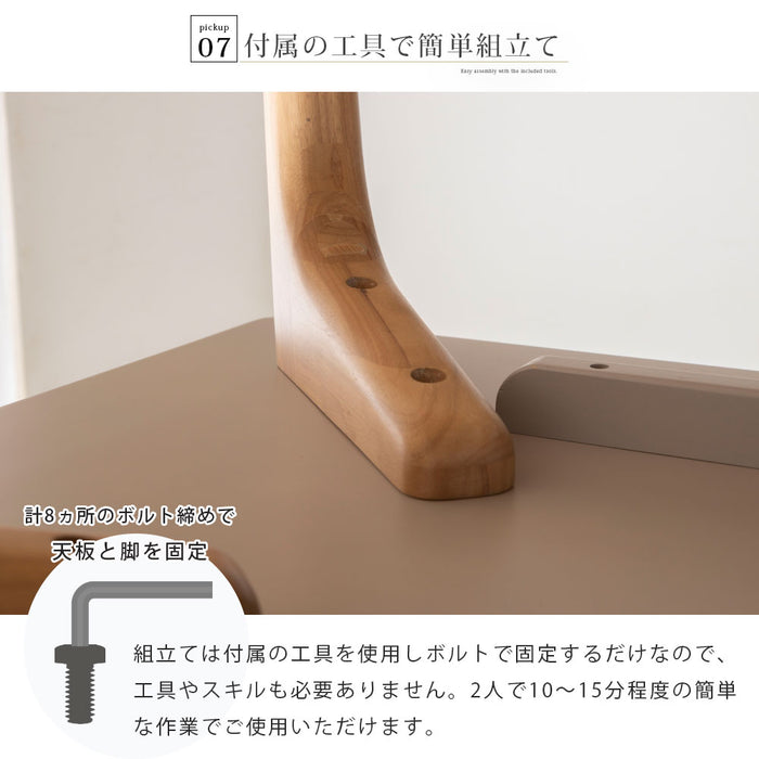 ダイニングテーブル 2人 幅80cm 正方形 メラミン天板 石目調 モダン