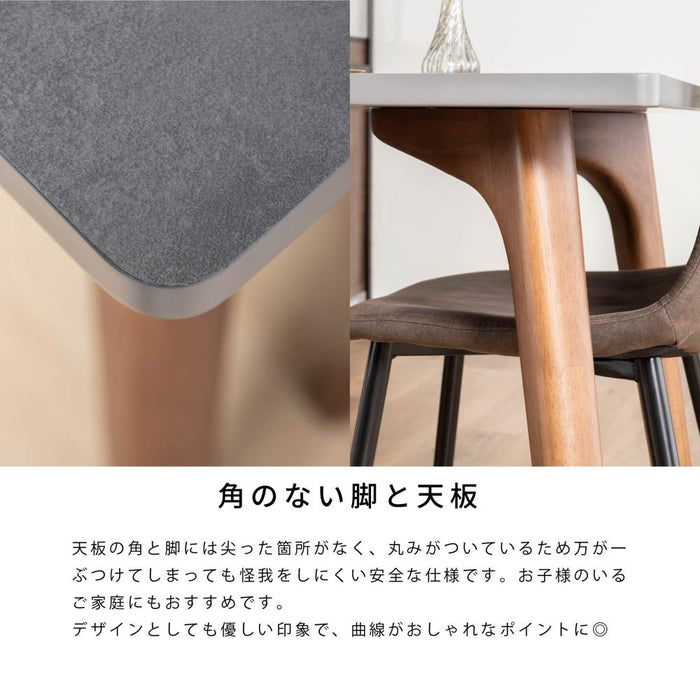 ダイニングテーブル 幅 80 cm 正方形 幅 80 cm 丸テーブル 80幅 四人用 丸 テーブル 幅80 80センチ 石目調 メラミン 白 北欧 リビング ホワイト ブラック ダーク 黒 ブラウン 茶 カフェ テーブル 送料無料
