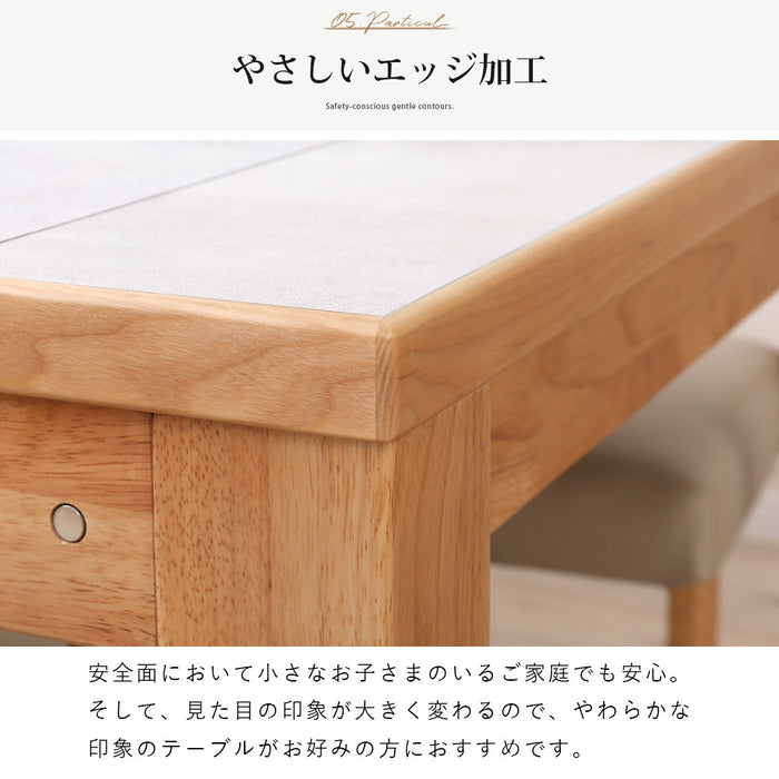 ダイニングテーブル 4人 6人 幅130 180cm 伸長 メラミン天板 北欧
