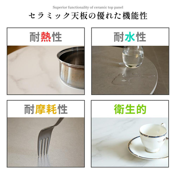 サイドテーブル セラミック コーヒーテーブル 幅40cm 白 丸 セラミックテーブル 丸テーブル 円形テーブル おしゃれ 大理石風 ホワイト グレー 円形 ミニテーブル ナイトテーブル 北欧 センターテーブル 一人暮らし ソファテーブル