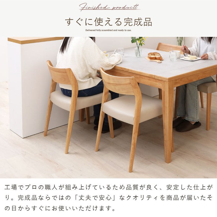 ダイニングチェア 2脚セット 幅48.5cm 重ねて収納 スタッキング PVC 北欧