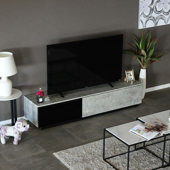 テレビボード 完成品 テレビ台 160cm ローボード テレビボード 160 おしゃれ TVボード 160幅 セラミック調 グレー ブラック ホワイト シンプル モダン リビング収納 大容量 収納 引き出し 幅160cm テレビボード AVボード TVラック