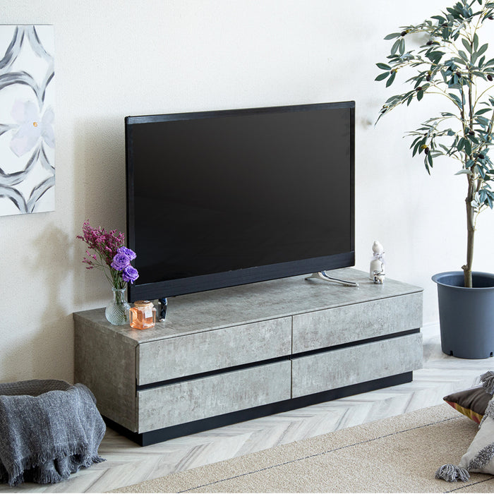 テレビボード 幅120cm 大理石調 セラミック調 高級感