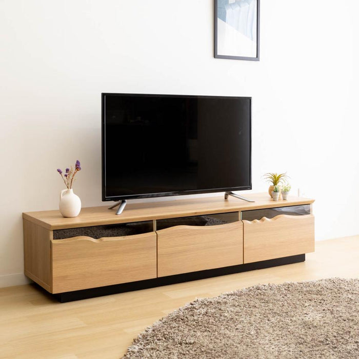 テレビ台 150 おしゃれ 幅150 tv台 テレビボード 高級感 ウォールナット色 ナチュラル色 tvボード 国産 150cm 完成品 avボード ローボード 収納 引き出し シンプル モダン