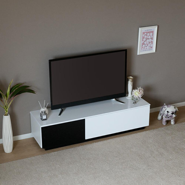 テレビボード 完成品 テレビ台 140cm ローボード テレビボード 140 おしゃれ TVボード 140幅 セラミック調 ブラック グレー ホワイト シンプル モダン リビング収納 大容量 収納 引き出し 幅140cm テレビボード AVボード TVラック