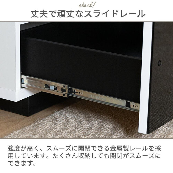 テレビボード 完成品 テレビ台 140cm ローボード テレビボード 140 おしゃれ TVボード 140幅 セラミック調 ブラック グレー ホワイト シンプル モダン リビング収納 大容量 収納 引き出し 幅140cm テレビボード AVボード TVラック
