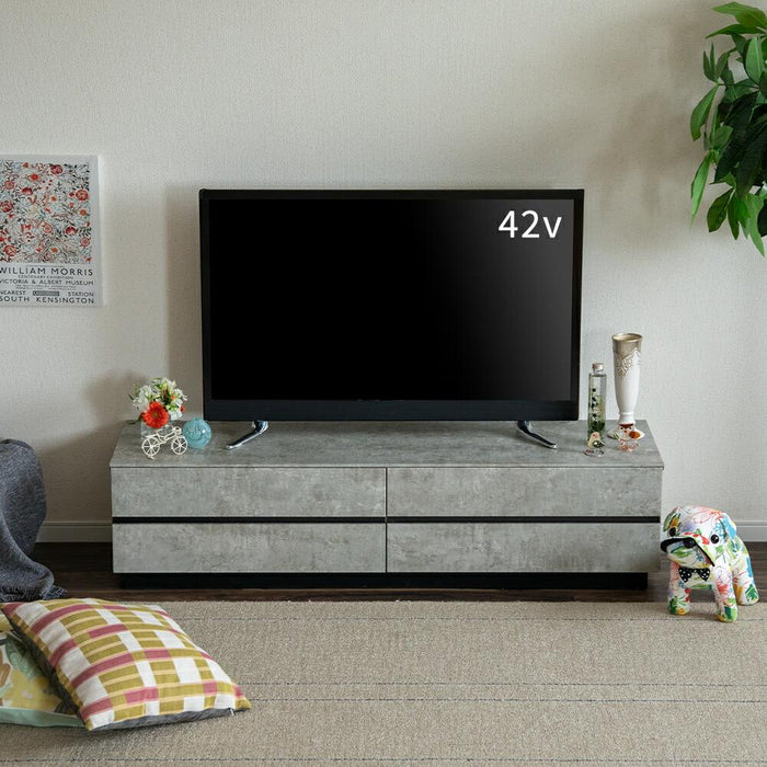 テレビ台 140cm 収納 ローボード 140 完成品 おしゃれ 北欧 ウォールナット調 オーク調 収納 多い ブラウン リビング収納 32インチ 32型 壁付け 組み立て不要 テレビ台 AVボード TVラック 大容量 収納 引き出し