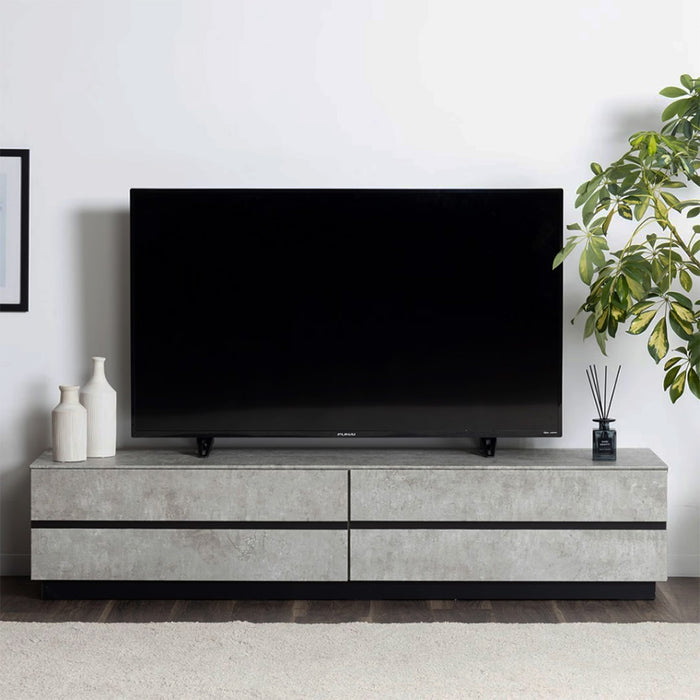テレビボード 幅160cm 石目調 大理石調 高級感 モダン