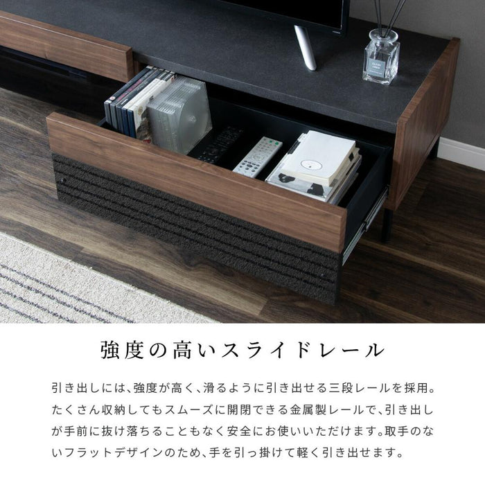 テレビボード ローボード テレビ台 おしゃれ 130cm ウォールナット調 幅 130 木目調 ブラウン ナチュラル アイアン 脚付き 北欧 完成品 引き出し収納