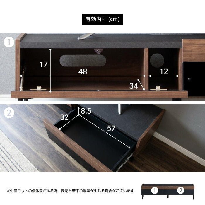テレビボード ローボード テレビ台 おしゃれ 130cm ウォールナット調 幅 130 木目調 ブラウン ナチュラル アイアン 脚付き 北欧 完成品 引き出し収納