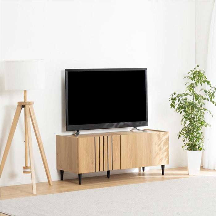 テレビ台 テレビボード 小さい ミニ コンパクト ローボード 収納 TV台 おしゃれ パソコン台 テレビラック 110cm コンパクト 省スペース 収納棚 TVボード AVボード 木目調 ロータイプ