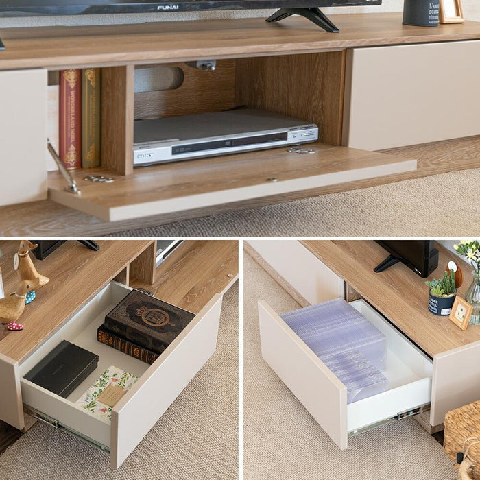 テレビ台 ローボード 完成品 180cm TV台 テレビボード テレビラック TVラック ロータイプ 引き出し おしゃれ 白 ブラック ウォールナット セラミック調 オーク ベージュ グレー 180 北欧 収納