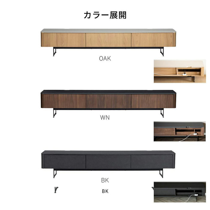 テレビ台 テレビボード ローボード 180cm 突板 リビング収納 おしゃれ シンプル 背面収納 背面化粧 TV台 木製 半完成品 引き出し フラップ扉 セラミック調 ウォールナット オーク モダン 大型